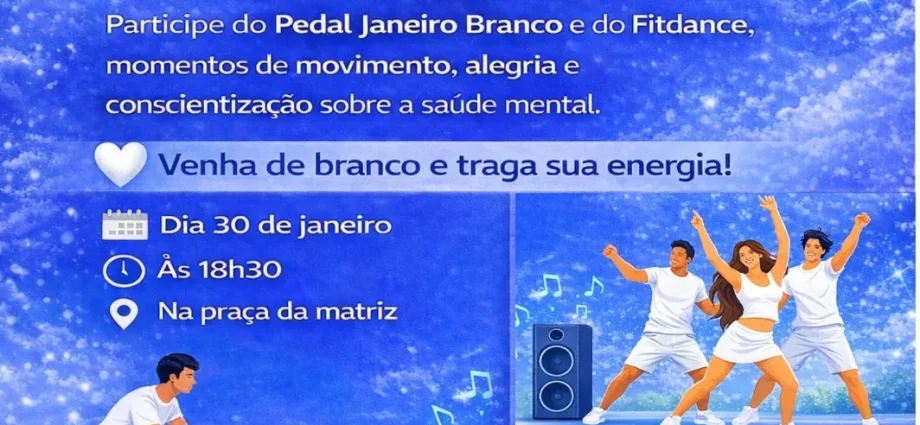 PEDAL JANEIRO BRANCO EM CASTILHO: CONSCIENTIZAÇÃO E SAÚDE MENTAL