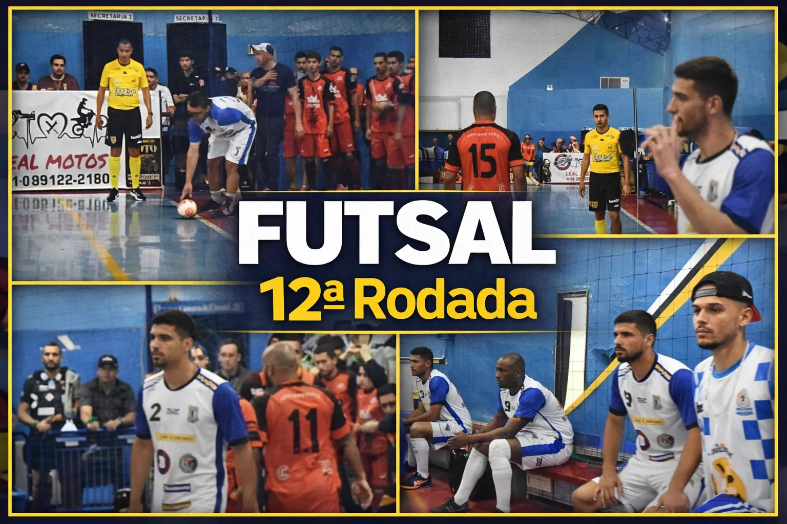 FUTSAL DE FÉRIAS 2026 EM CASTILHO: 12ª RODADA TEM GOLEADA E PRIMEIRO EMPATE