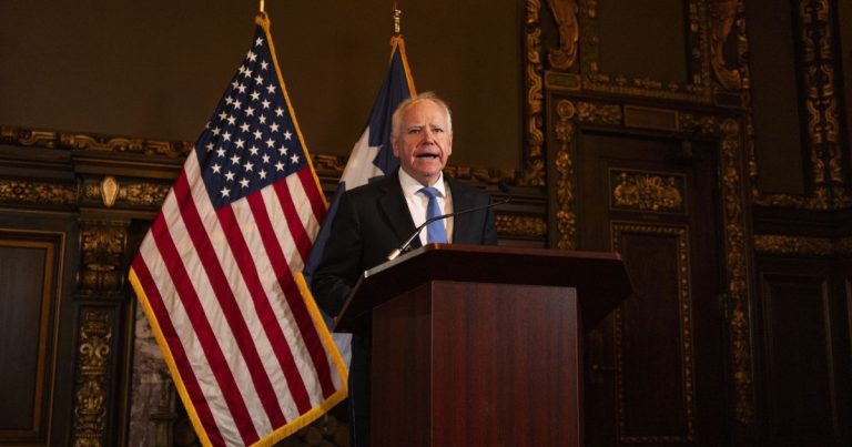 MUDANÇA DE TOM: O QUE DIZ O GOVERNADOR WALZ