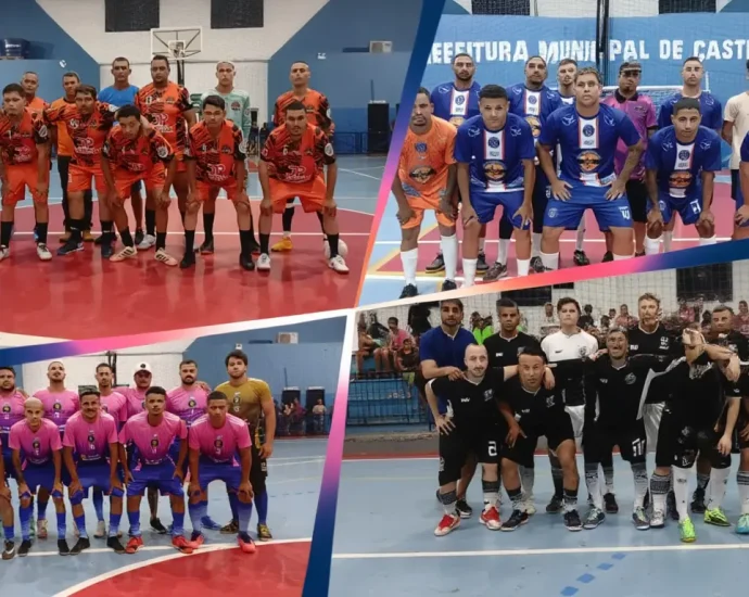 FUTSAL DE FÉRIAS 2026 EM CASTILHO TEM GOLEADA E JOGO DISPUTADO NA 5ª RODADA