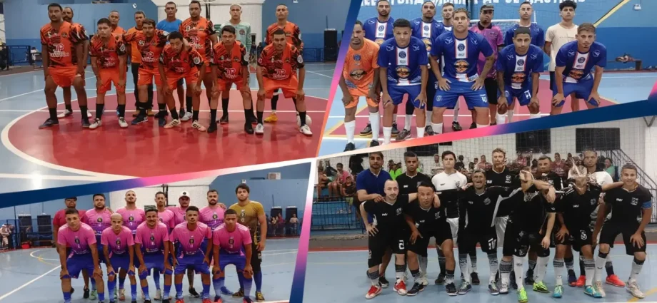 FUTSAL DE FÉRIAS 2026 EM CASTILHO TEM GOLEADA E JOGO DISPUTADO NA 5ª RODADA