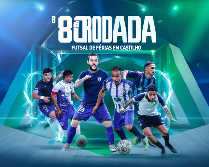 OITAVA RODADA DO FUTSAL DE FÉRIAS 2026 EM CASTILHO TEM GOLEADAS E JOGOS DISPUTADOS