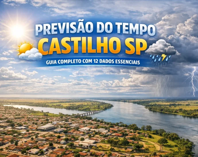 PREVISÃO DO TEMPO CASTILHO SP: GUIA COMPLETO COM 12 DADOS ESSENCIAIS