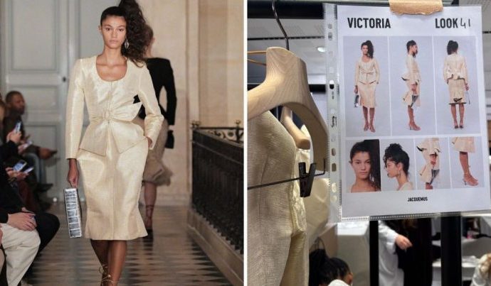 MODELO VICTORIA BLECHER BRILHA NO DESFILE DA JACQUEMUS