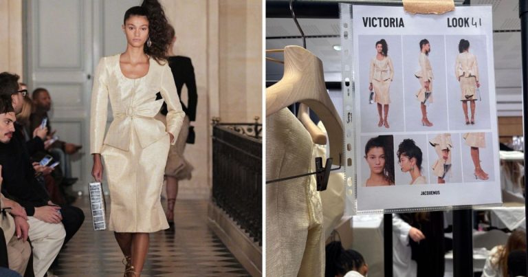 MODELO VICTORIA BLECHER BRILHA NO DESFILE DA JACQUEMUS