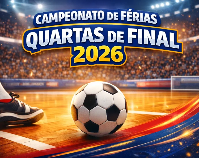 Começam nesta segunda-feira os confrontos das quartas de final do Campeonato de Férias de Futsal  em Castilho 2026