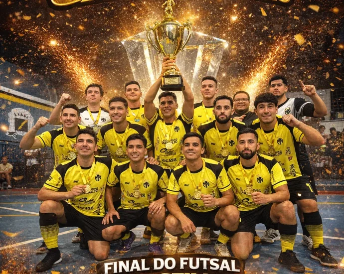 Campeonato de Férias de Futsal 2026 entra para a história e consagra a Mão Negra como campeã em uma noite inesquecível em Castilho