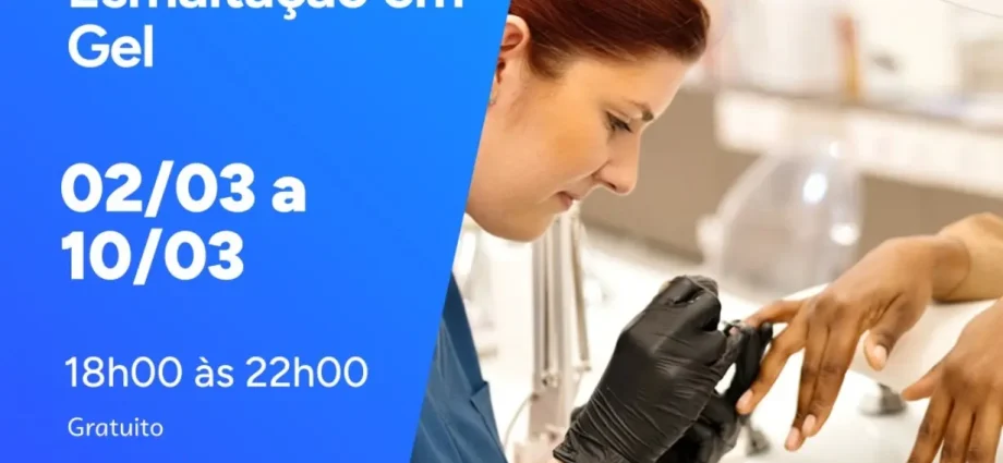 CURSO GRATUITO EM CASTILHO: 9 DIAS PARA SE DESTACAR NA ESMALTAÇÃO EM GEL