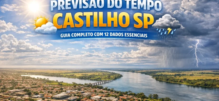 ALERTA METEOROLÓGICO EM CASTILHO: 3 RISCOS NAS PRÓXIMAS HORAS