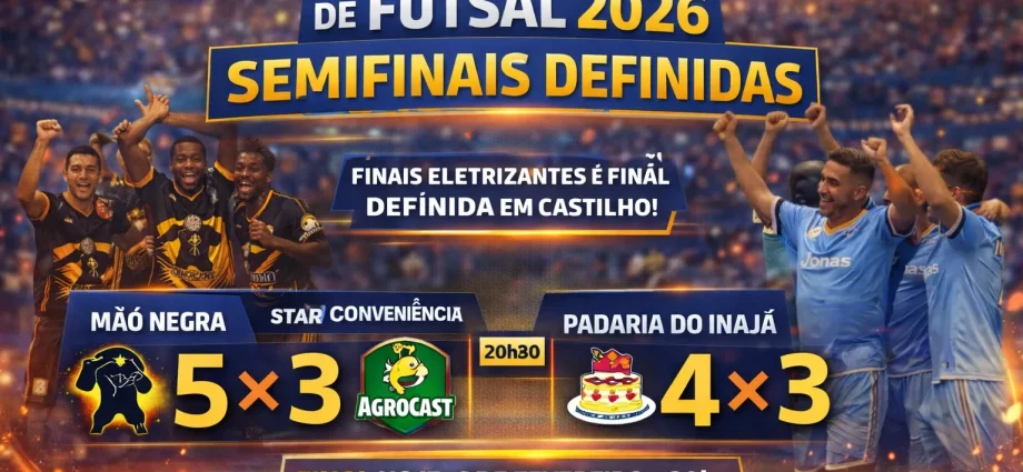 Campeonato de Férias de Futsal 2026 tem semifinais eletrizantes, virada histórica e final definida