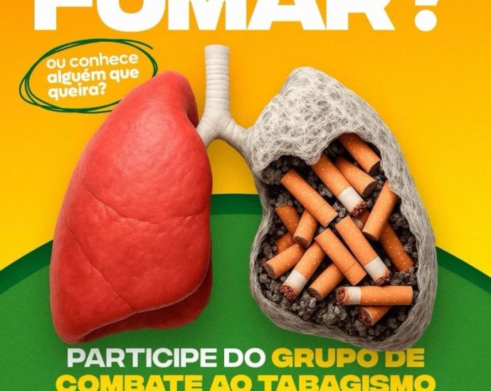 TABAGISMO: UBS LARANJEIRAS LANÇA GRUPO DE APOIO GRATUITO