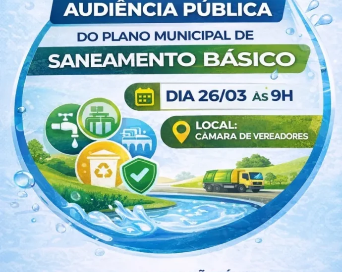 Castilho Promove Audiência Pública para Revisão do Plano de Saneamento Básico