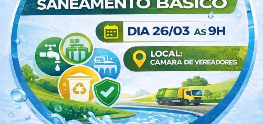 Castilho Promove Audiência Pública para Revisão do Plano de Saneamento Básico