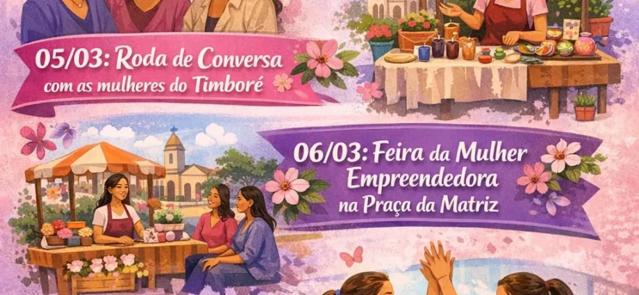 MÊS DAS MULHERES EM CASTILHO: 3 EVENTOS MOVIMENTAM MARÇO