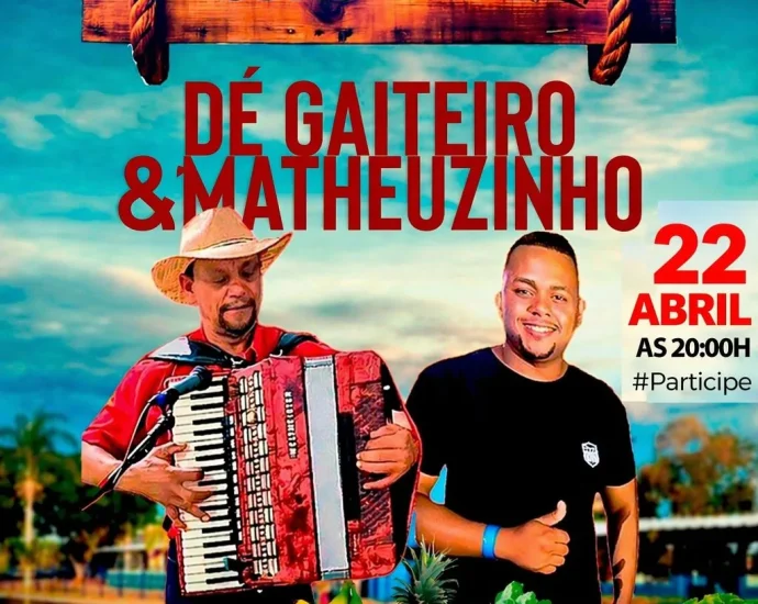 Show com Dé Gaiteiro e Matheuzinho em Castilho
