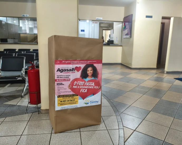 CAMPANHA DO AGASALHO: SOLIDARIEDADE EM CASTILHO