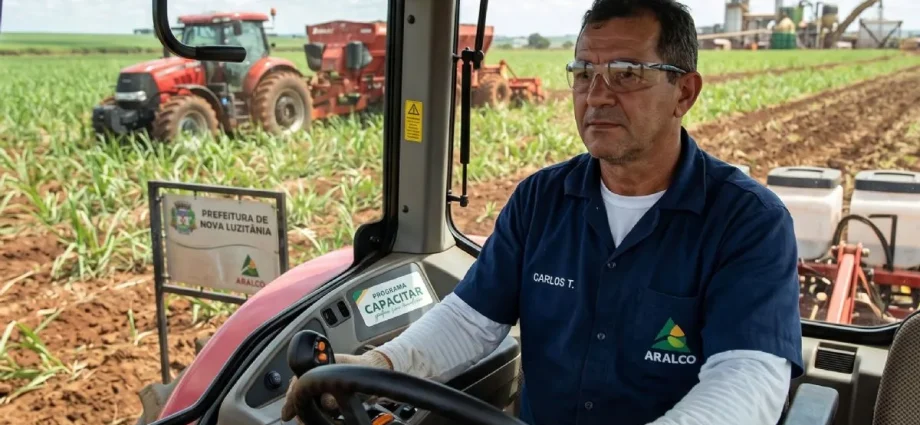 Cursos Gratuitos de Tratorista e Motorista Canavieiro em Nova Luzitânia