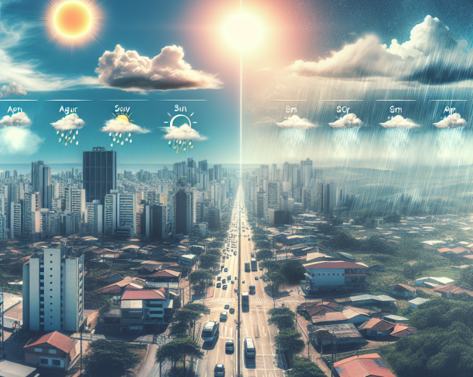 Previsão do tempo em Castilho – SP para hoje, 1º de abril de 2026