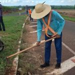 Limpeza e Manutenção Urbana em Castilho: Ações na Rotatória da Antiga Usina Velha