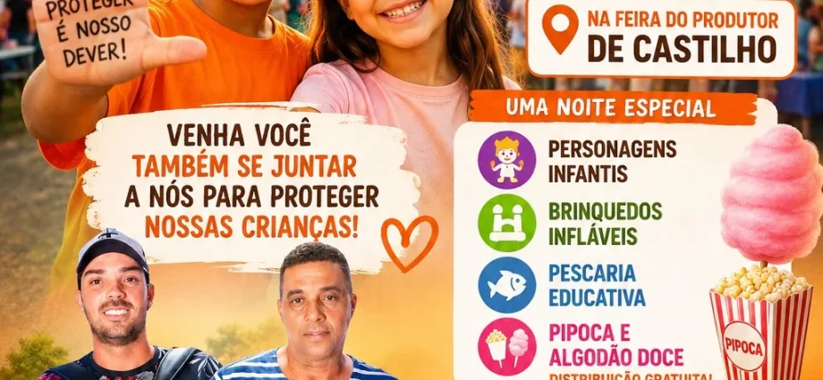 Castilho encerra Maio Laranja com mobilização na Feirinha do Produtor