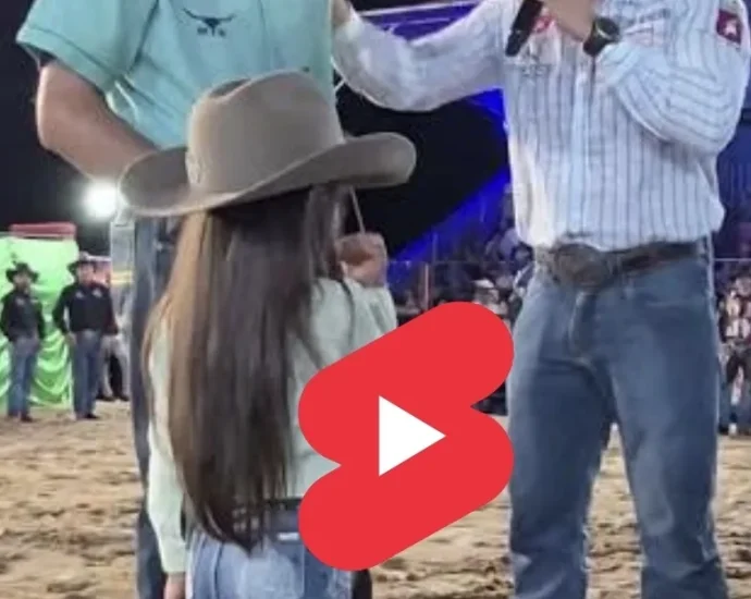 VÍDEO: Aloíse, de 4 anos, chama atenção ao tocar berrante na Festa do Peão em Castilho