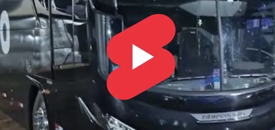 VÍDEO: Ônibus de Israel & Rodolffo já está no recinto da Festa do Peão em Castilho 2026