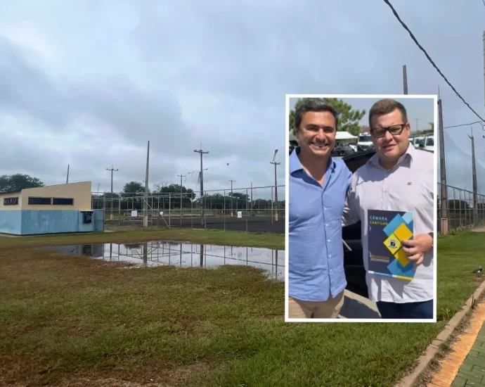 REVITALIZAÇÃO DO CAMPO SINTÉTICO É INICIADA EM CASTILHO
