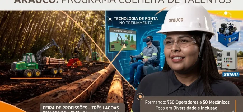Arauco realiza Feira de Profissões em Três Lagoas para capacitar mão de obra do Projeto Sucuriú
