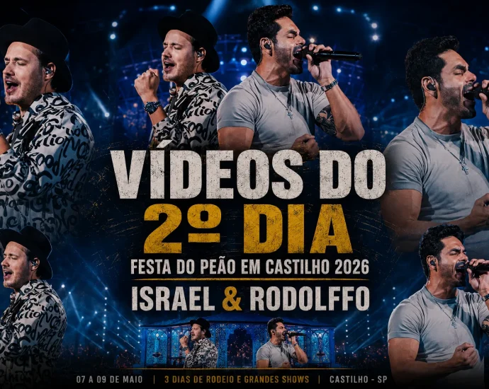 Vídeos do 2º dia da Festa do Peão em Castilho 2026 – Israel & Rodolffo