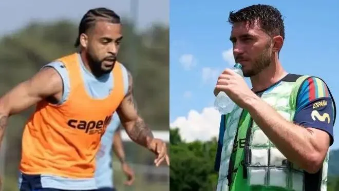 REENCONTRO MARCANTE ENTRE AYMERIC LAPORTE E STEVEN MOREIRA NA COPA DO MUNDO