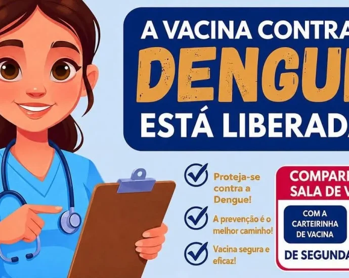VACINAÇÃO CONTRA A DENGUE: CASTILHO CHAMA MORADORES DE 59 ANOS