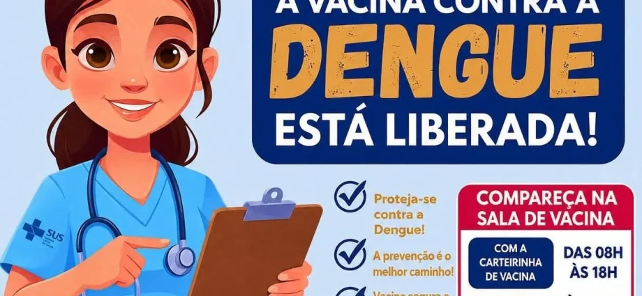 VACINAÇÃO CONTRA A DENGUE: CASTILHO CHAMA MORADORES DE 59 ANOS
