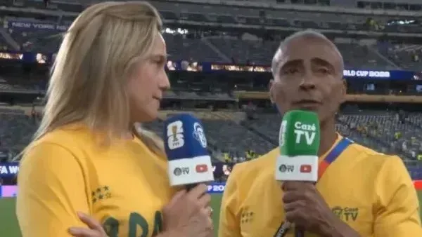 ROMÁRIO ALFINETA FERNANDA GENTIL AO VIVO: