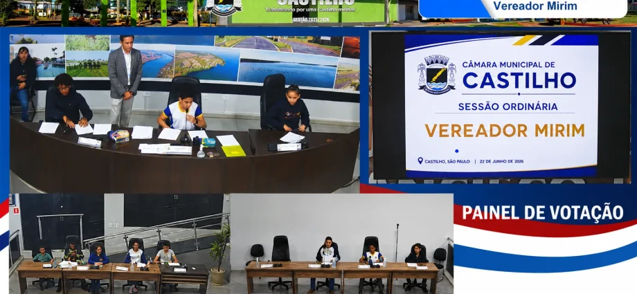 VEREADOR MIRIM DE CASTILHO 2026 APROVA PROJETOS PARA MELHORAR ESCOLAS
