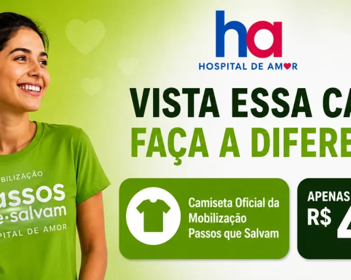 PASSOS QUE SALVAM: CAMPANHA EM CASTILHO APOIA HOSPITAL DE AMOR