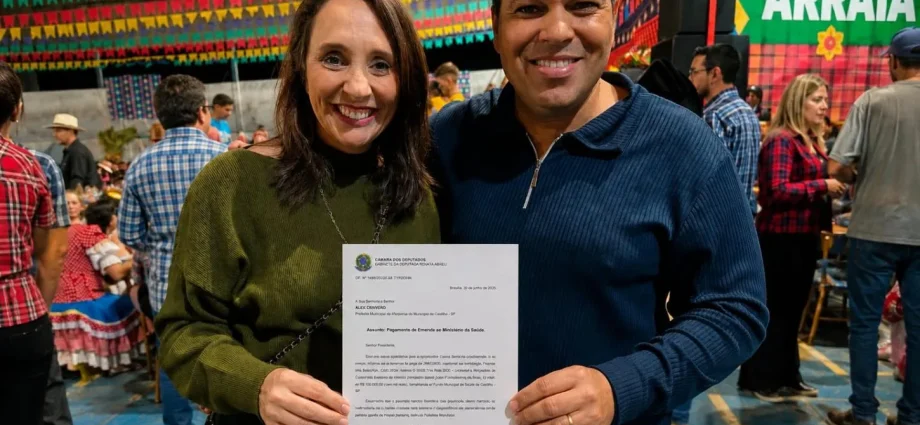 ALBECYR CONQUISTA R$ 100 MIL COM A DEPUTADA RENATA ABREU PARA A SAÚDE DE CASTILHO