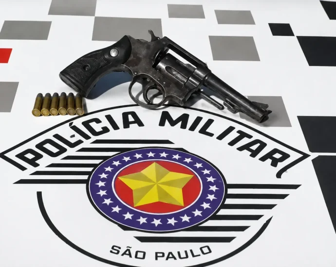 HOMEM DETIDO COM REVÓLVER E MUNIÇÕES DE CALIBRE 38 EM ANDRADINA
