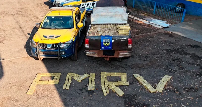 Polícias apreendem 1,25 tonelada de maconha em MS e recuperam veículo roubado