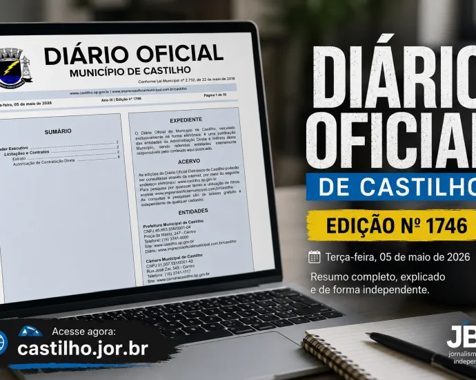 DIÁRIO OFICIAL DE CASTILHO SP Nº 1815 EXPLICADO: Nomeação do Conselho Municipal de Desenvolvimento Rural e seus membros