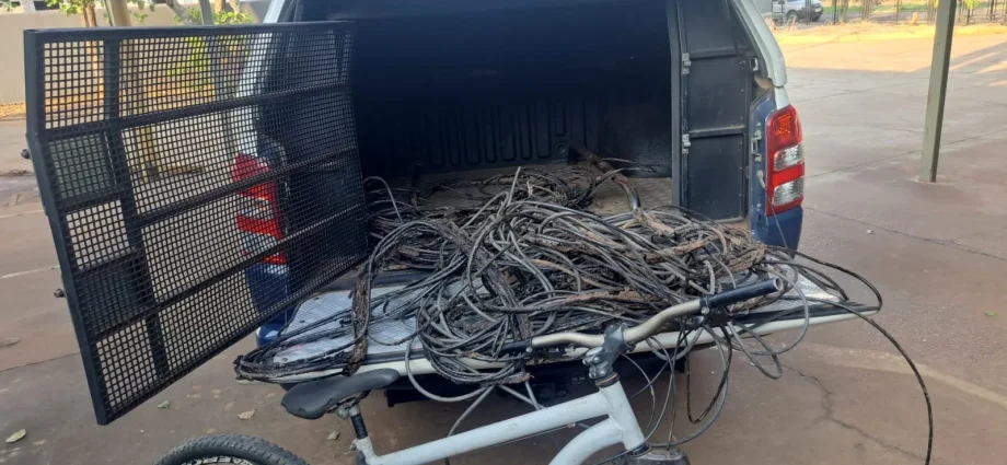 Homem é preso por furtar cabos de alta tensão em Três Lagoas