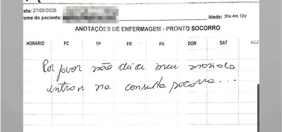 Mulher denuncia marido e homem é preso em hospital
