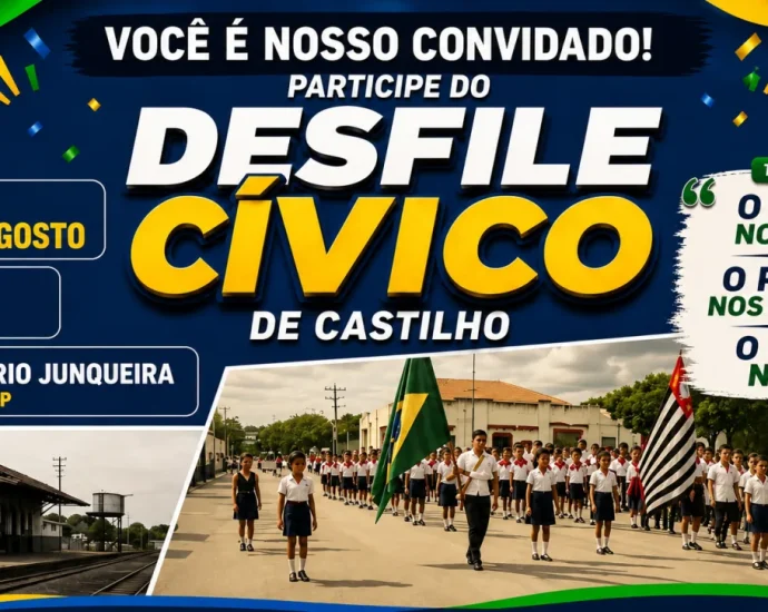 Desfile Cívico celebra 73 anos de emancipação em Castilho
