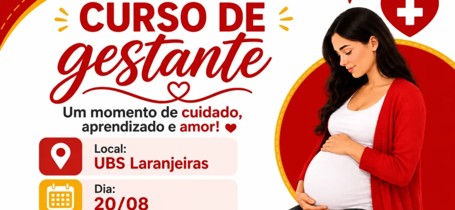 Curso de Primeiros Socorros para Gestantes na UBS Laranjeiras