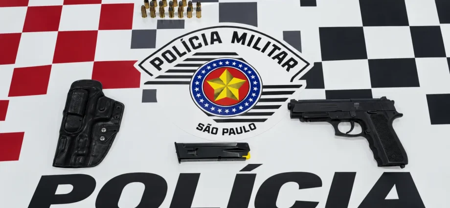 HOMEM É PRESO POR PORTE ILEGAL DE ARMA EM ILHA SOLTEIRA (SP)