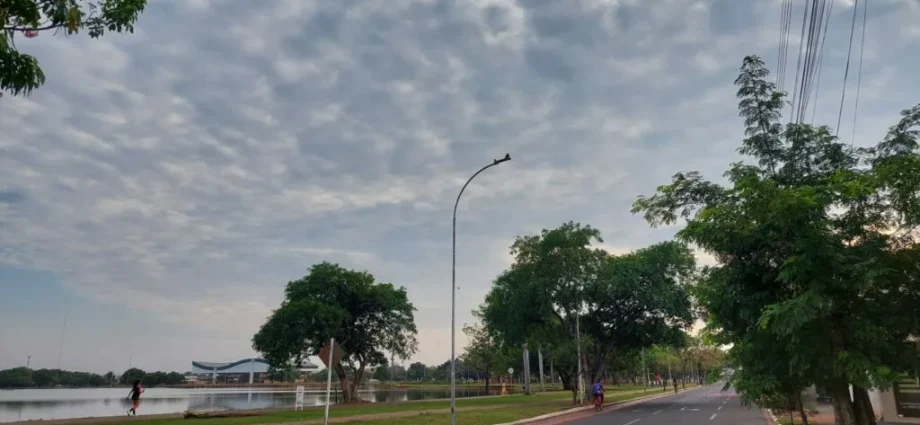 Mudanças climáticas em Três Lagoas devido à frente fria