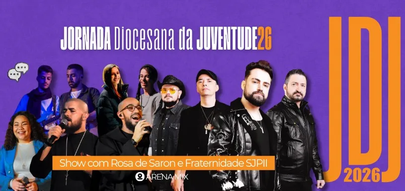 Show da banda Rosa de Saron ocorre neste domingo em Três Lagoas