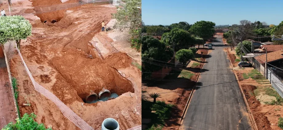 Recuperação da Rua Manuel de Faria e Pavimentação em Três Lagoas