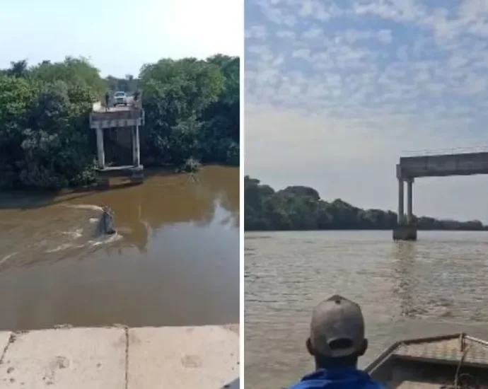 Emergência é decretada em três cidades de MS após colapso de ponte