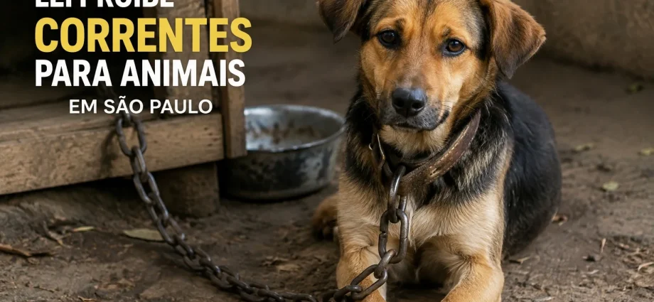 São Paulo proíbe acorrentamento de cães e gatos