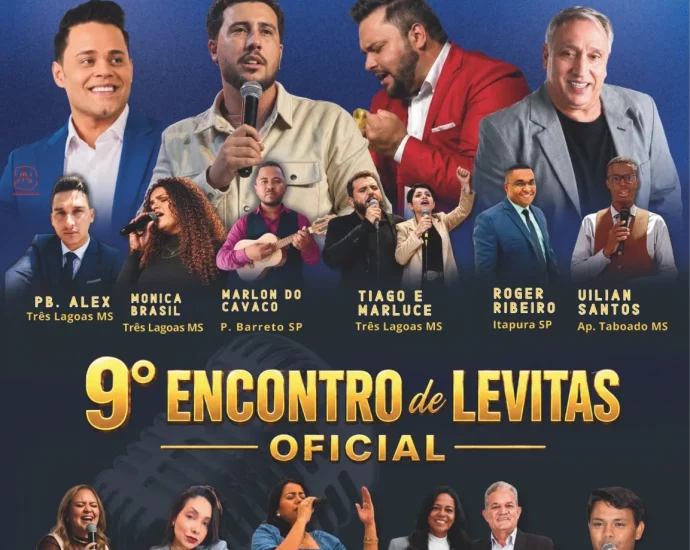9º Encontro de Levitas promete solidariedade e música em Três Lagoas